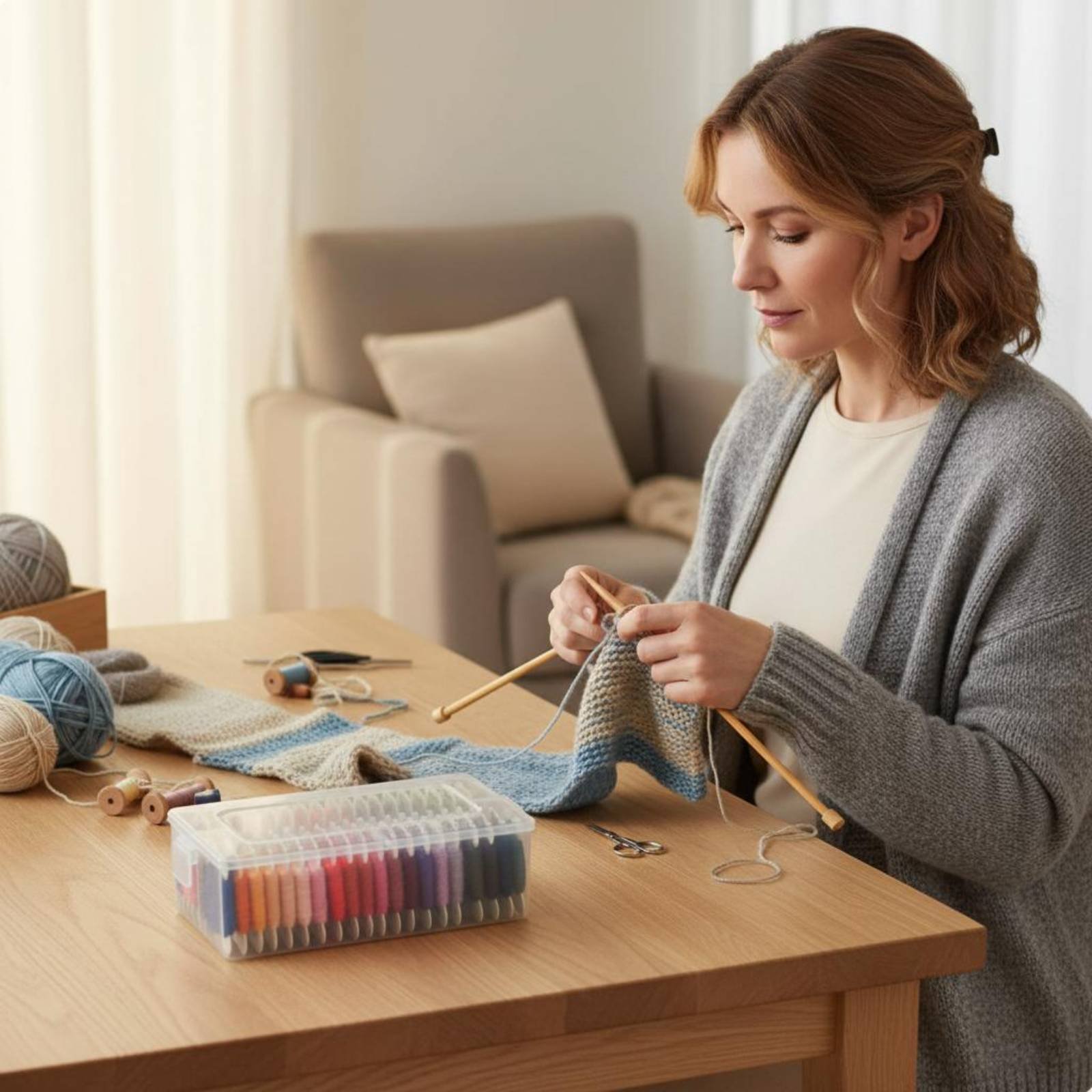 Embroidery Kit Set - Embroidery Stitching Thread Kit Multi-Color Embroidery
