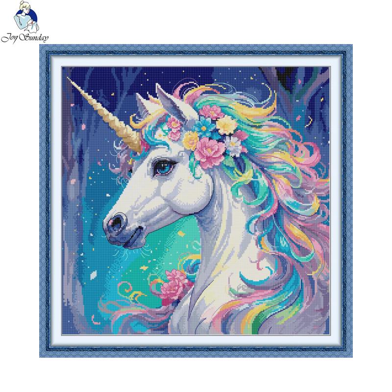 Embroidery Unicorn - Joy Sunday Animal Pattern Cross Stitch