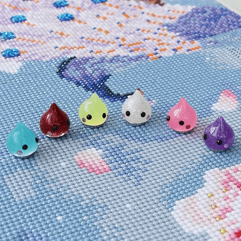 Embroidery Details - 6pcs /12pcs Diamond Art Painting Fixers,