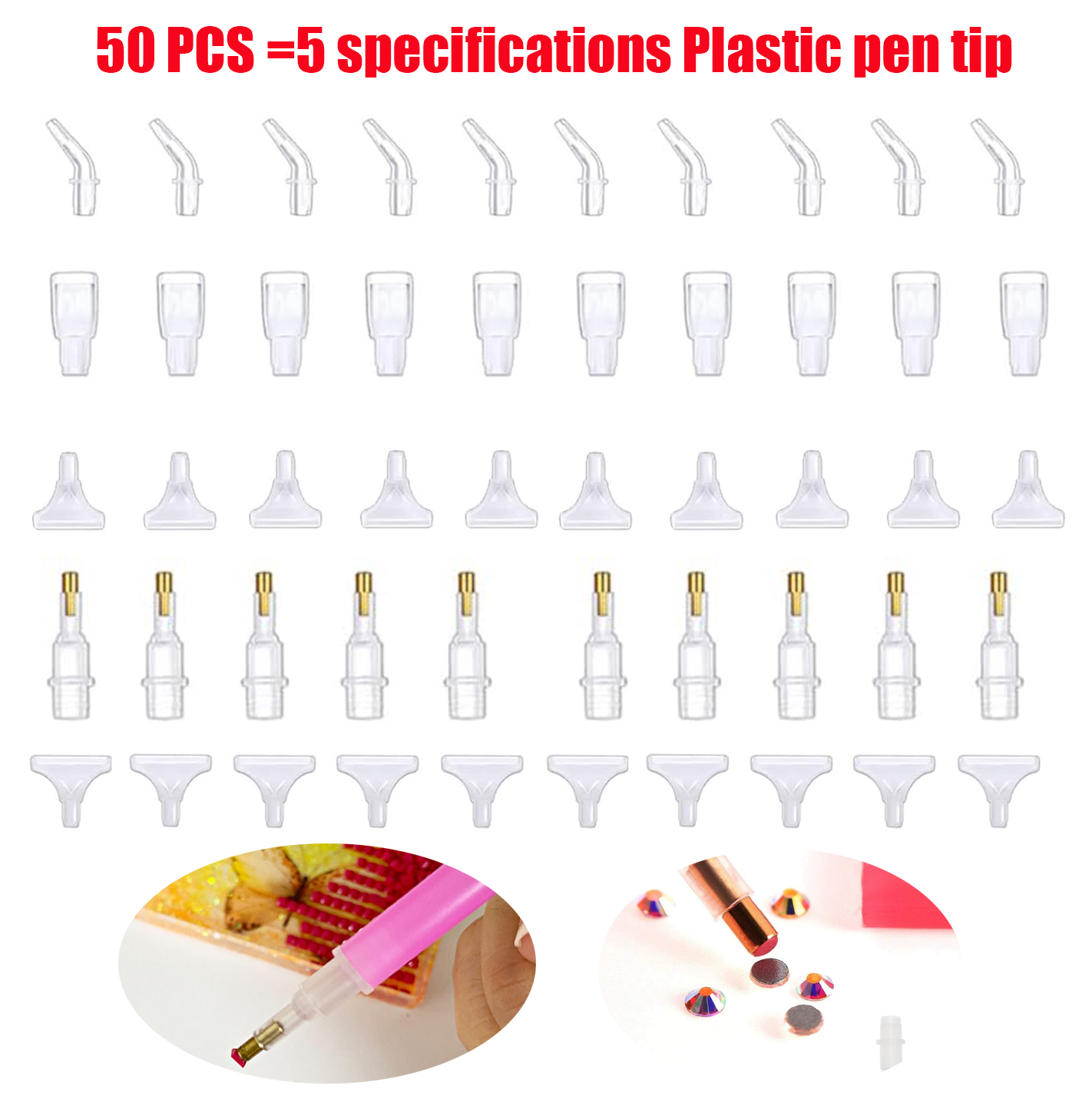 Embroidery Details - 50 Pcs Diamond Painting Art Drill