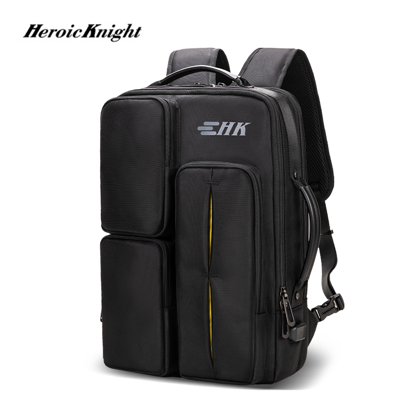 Embroidery Underlay - Heroic Knight Laptop Backpack For Men