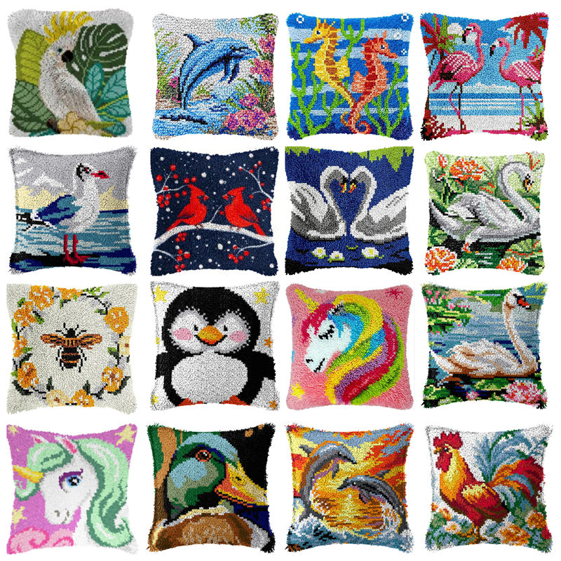 Embroidery Unicorn - DIY Bird Unicorn Pillow Handcraft Wool