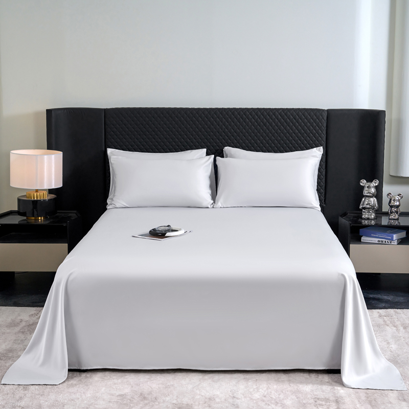 Embroidery Sheet - New ice silk solid color minimalist