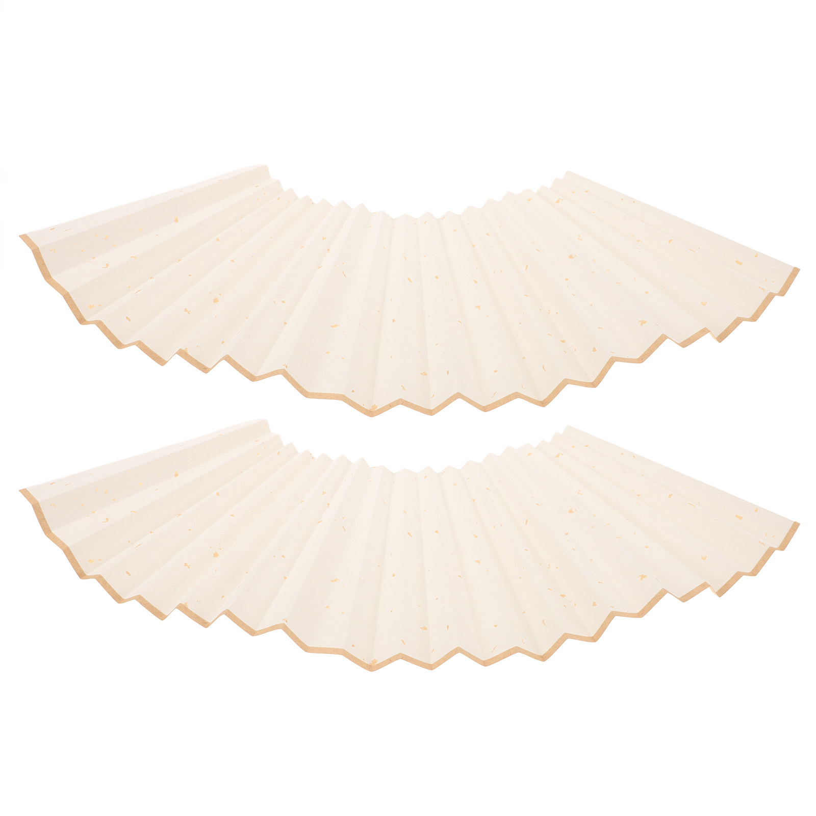 Embroidery Sheet - 2Pcs Foldable Blank Fan Surface Paper