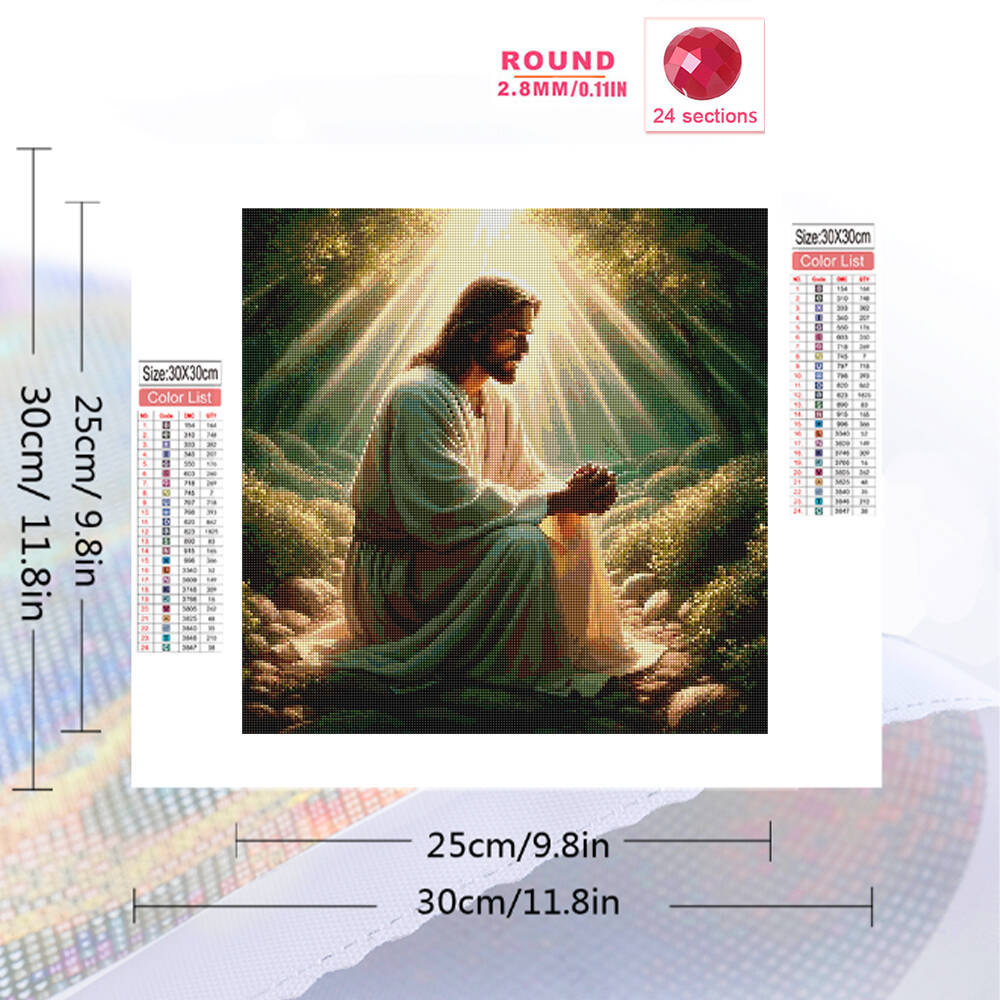 Momoart Religion Diamond Paint - Embroidery Jesus ulasan dan harga