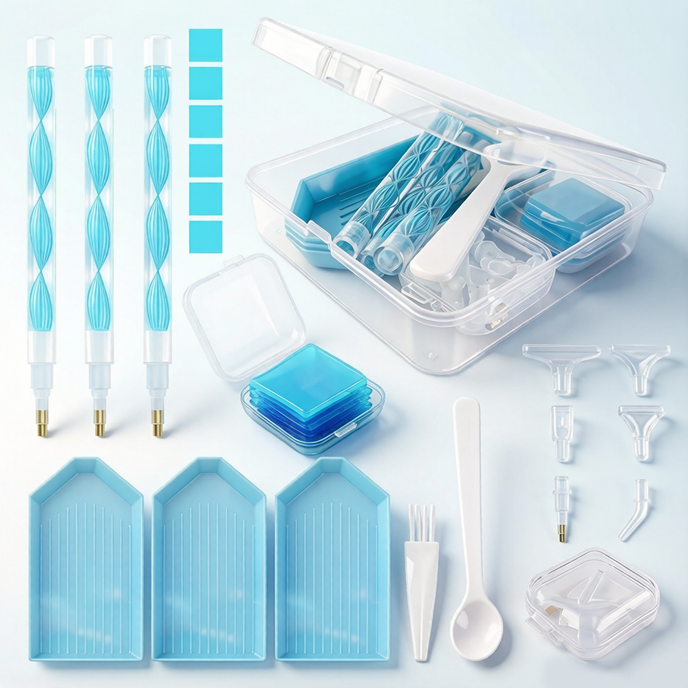 DIY Diamond Painting Tool Kit  - Embroidery Kit Set ulasan dan harga