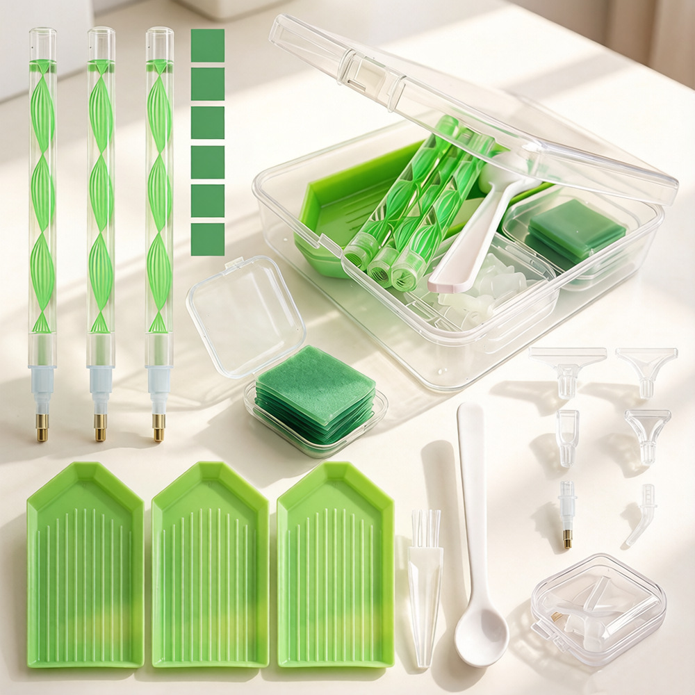 DIY Diamond Painting Tool Kit  - Embroidery Kit Set ulasan dan harga