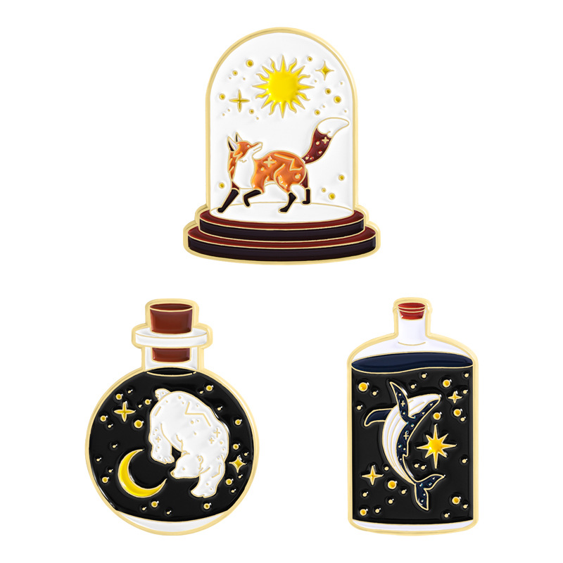 Starry Sky Magic Bottle Animal - Embroidery Whale ulasan dan harga