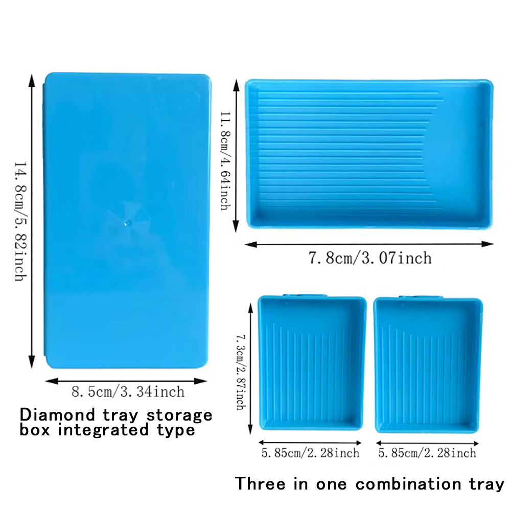 Diamond Painting Tray with Lid - Embroidery Details ulasan dan harga
