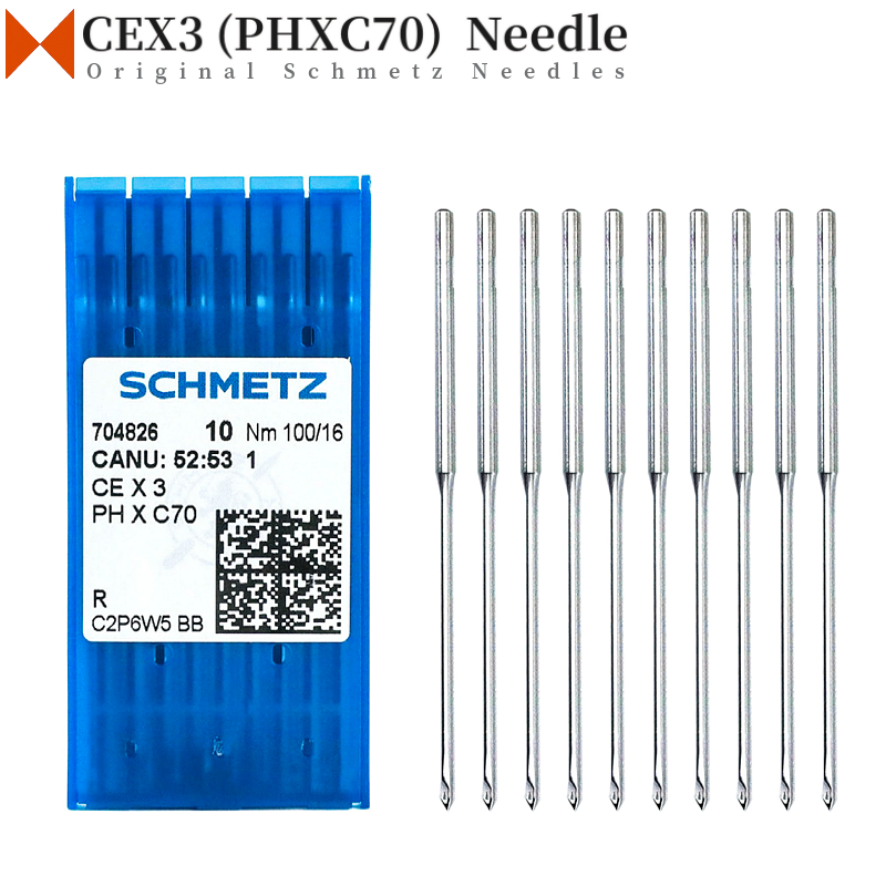 10 PCS CEX3 (PHXC70) Schmetz N - Embroidery Machine China ulasan dan harga
