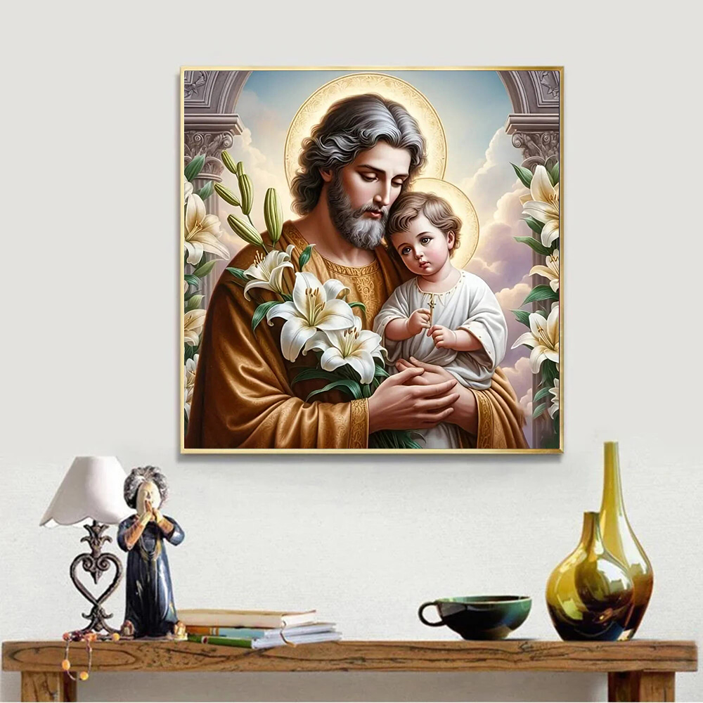 Jesus Religion Diamond Paintin - Embroidery Jesus ulasan dan harga