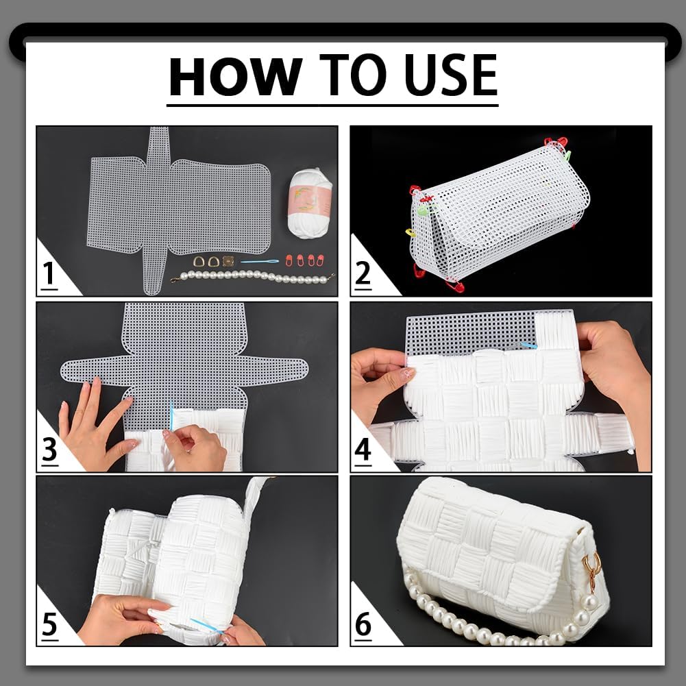 1-4Pcs Plastic Mesh Canvas She - Embroidery Sheet ulasan dan harga