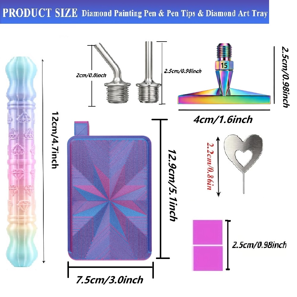 3D Diamond Pattern Dotting Pen - Embroidery Details ulasan dan harga