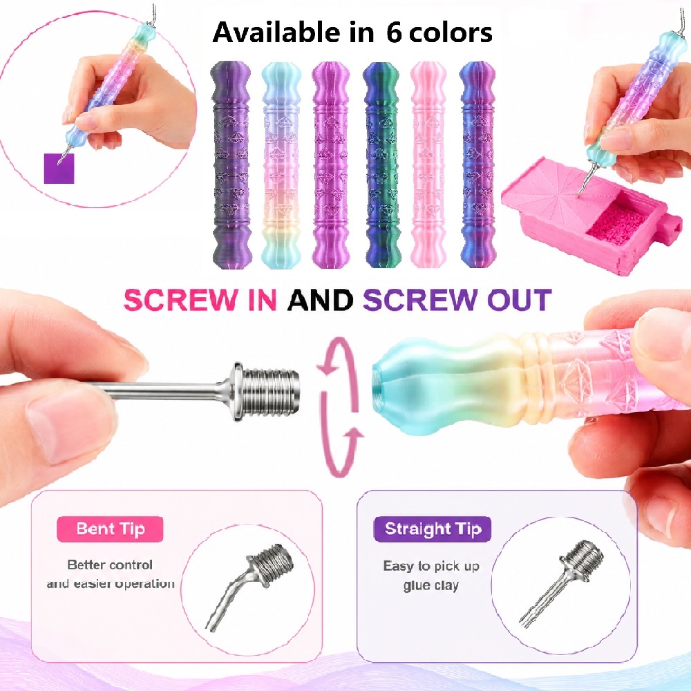 3D Diamond Pattern Dotting Pen - Embroidery Details ulasan dan harga