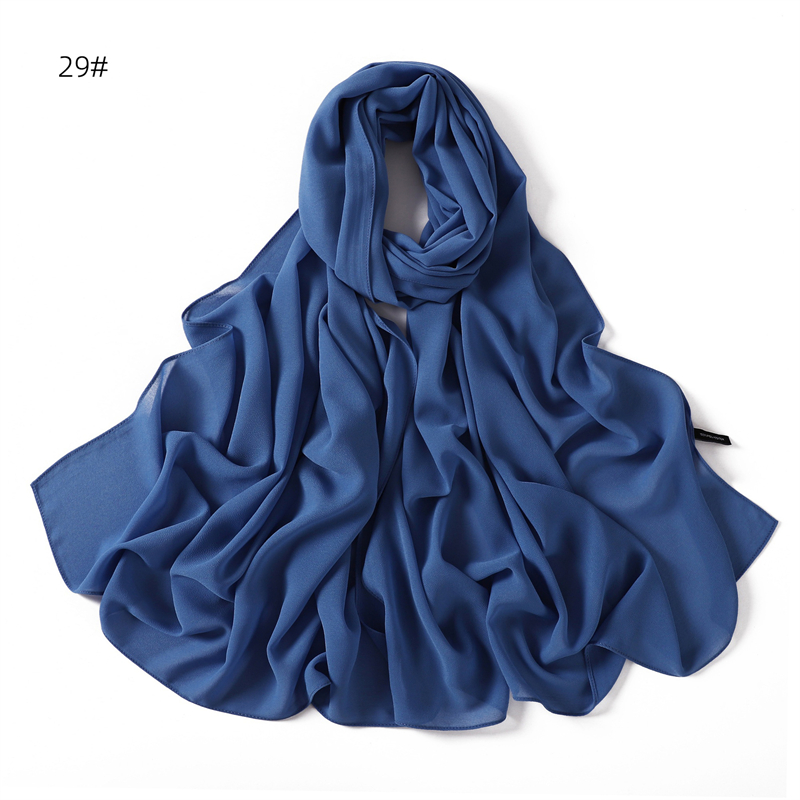 New Pearl Chiffon Hijabs Vine  - Embroidery Pashmina ulasan dan harga