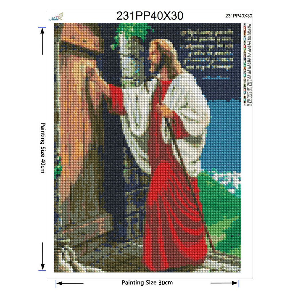 5d diy Diamond embroidery Jesu - Embroidery Jesus ulasan dan harga
