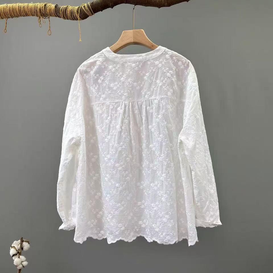 2026 Women's Lace Embroidered  - Embroidery Eyelet ulasan dan harga
