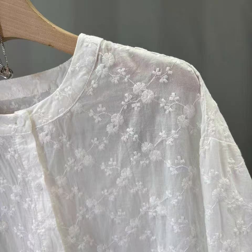 2026 Women's Lace Embroidered  - Embroidery Eyelet ulasan dan harga