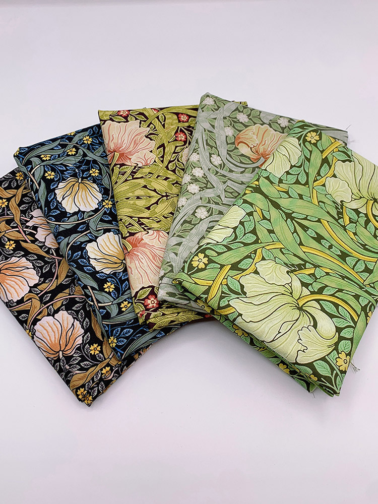 Cotton Fabric William Morris M - Embroidery Pashmina ulasan dan harga