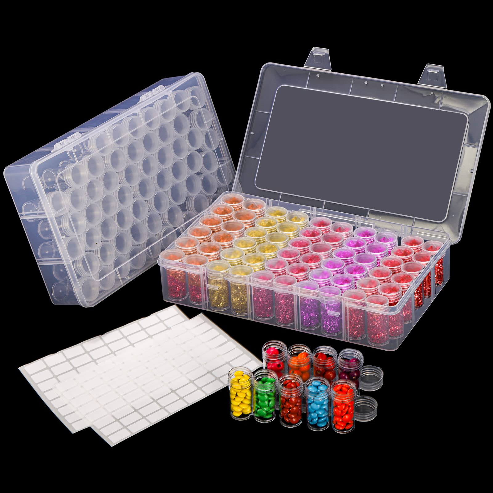 1pc 24/30//38/60 Slots Plastic - Embroidery Details ulasan dan harga