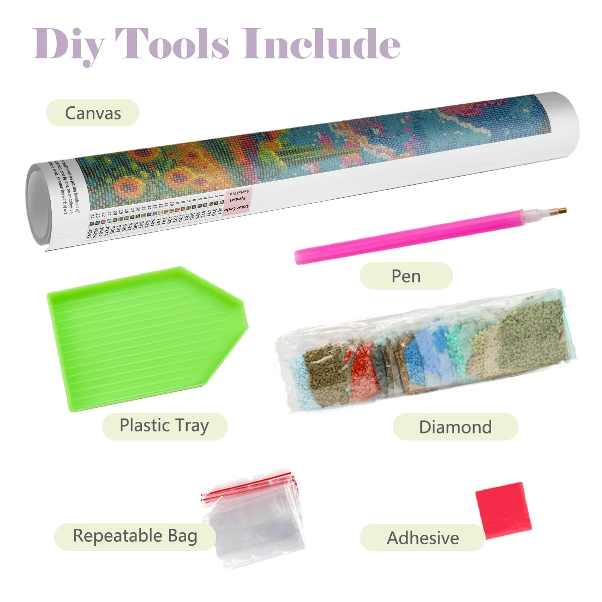 5D Diamond Painting Kit The Vi - Embroidery Jesus ulasan dan harga