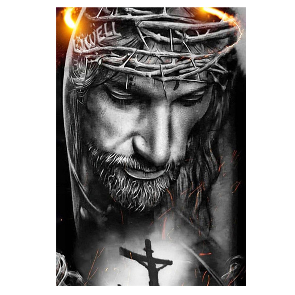 Jesus 5D DIY Diamond Painting  - Embroidery Jesus ulasan dan harga