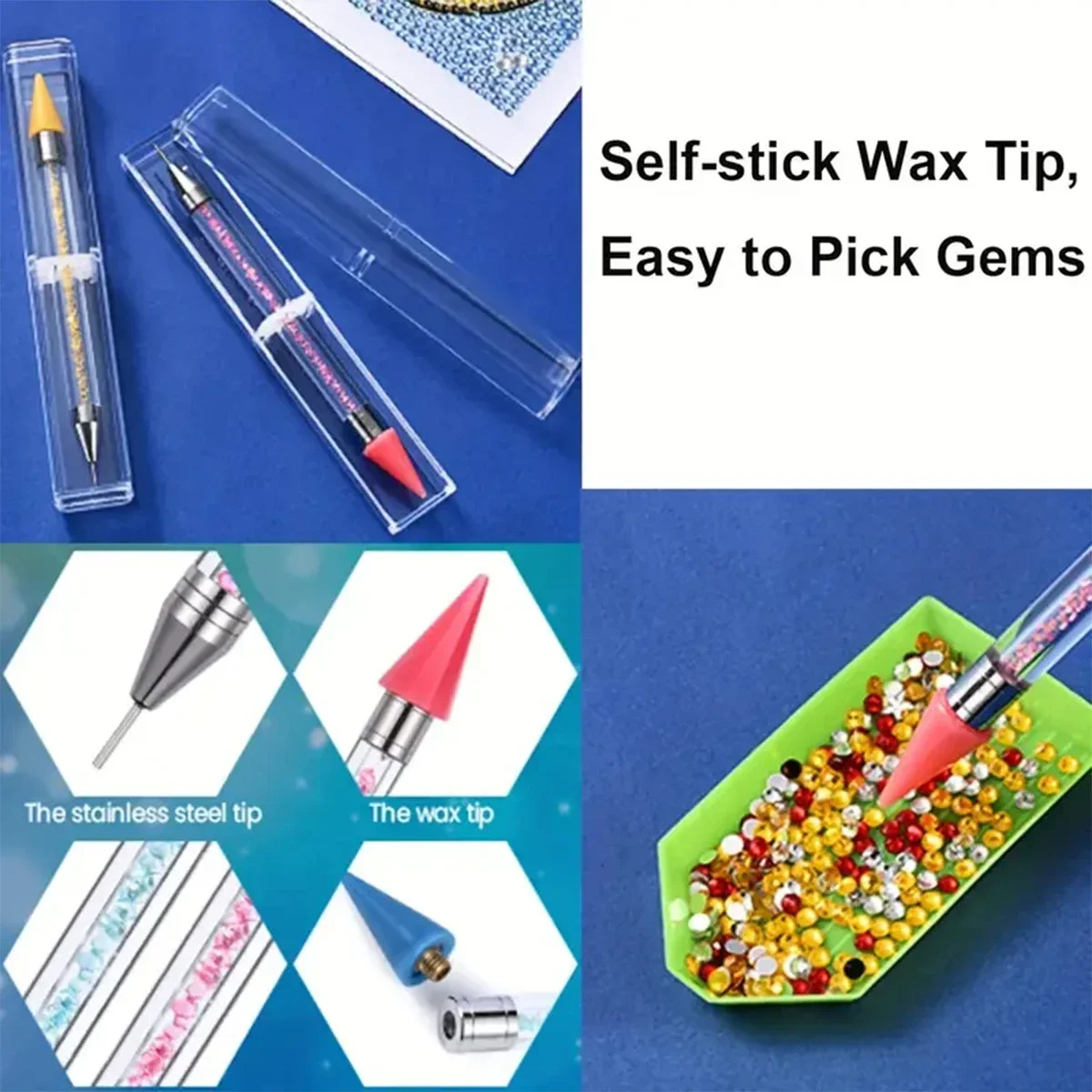 Waxless Diamond Painting Tool, - Embroidery Tools ulasan dan harga