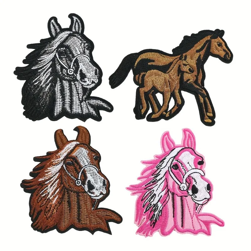Horse Head Adhesive Embroidery - Embroidery Unicorn ulasan dan harga