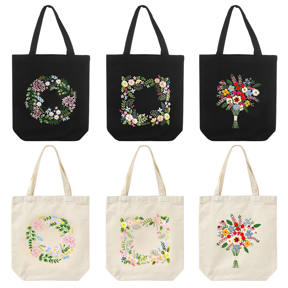 1Set DIY Embroidery Kit with F - Embroidery Pashmina ulasan dan harga