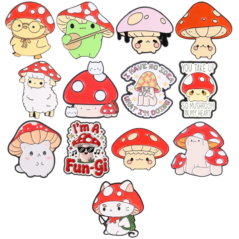 13-20 Pins Set Cats Dog Bee Co - Embroidery Whale ulasan dan harga