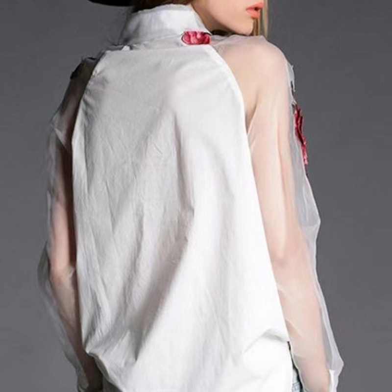 Womn's Fashion Floral Embroide - Embroidery Underlay ulasan dan harga