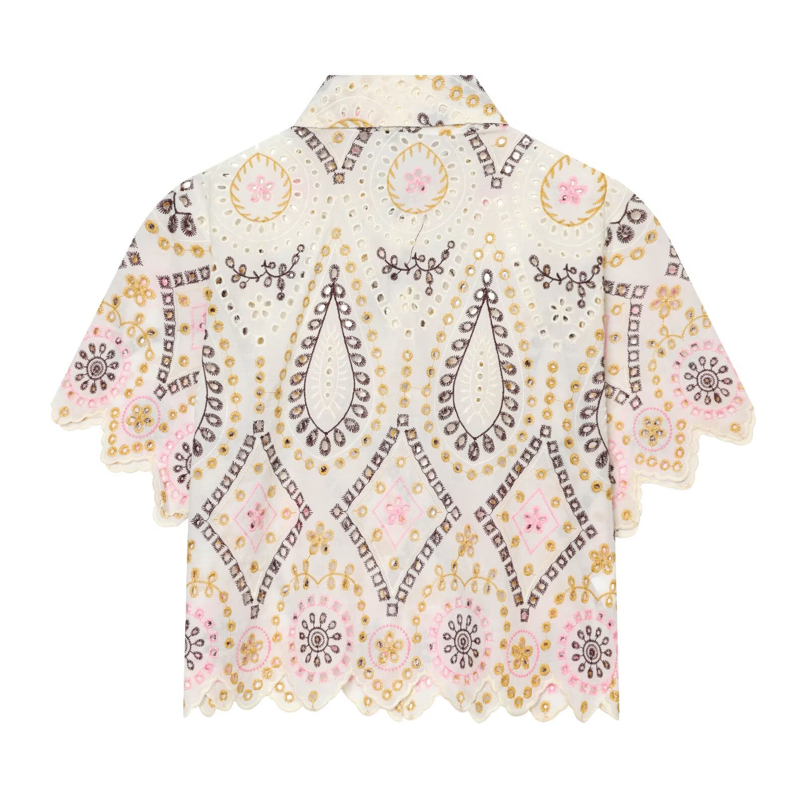 PRINTKAOIR Women's Fashion Hol - Embroidery Eyelet ulasan dan harga
