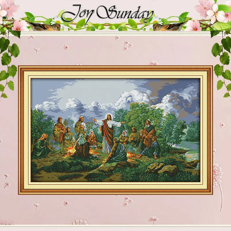 Jesus and His Disciples Patter - Embroidery Jesus ulasan dan harga