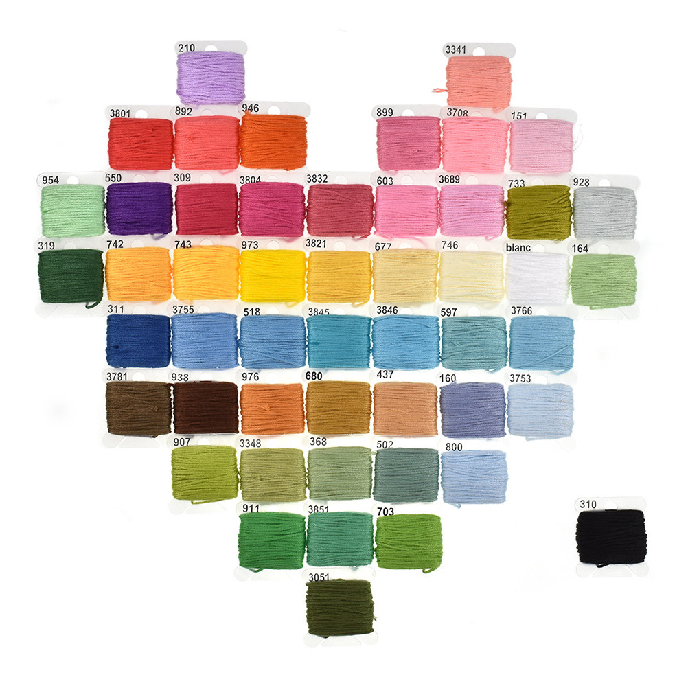 50 Assorted Embroidery Kit wit - Embroidery Tools ulasan dan harga