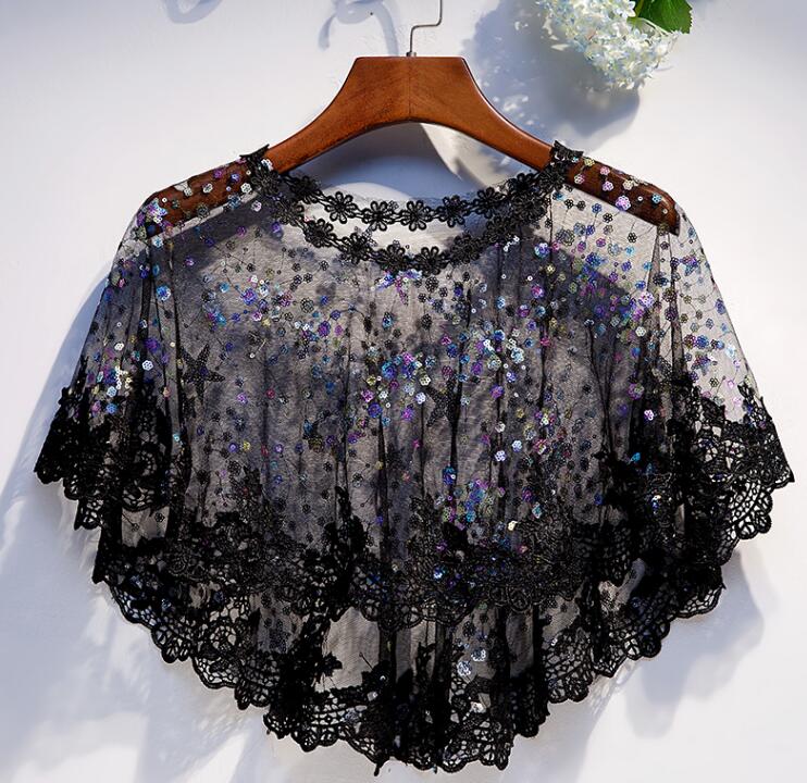 Women's transparent embroidery - Embroidery Pashmina ulasan dan harga