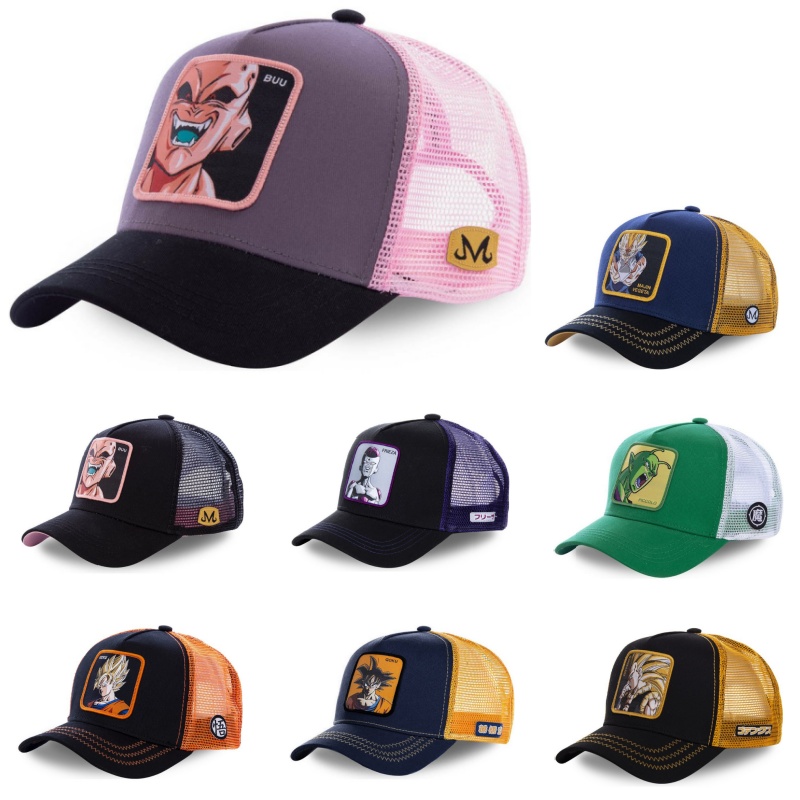 New Dragon Ball Son Goku Cap S - Embroidery Underlay ulasan dan harga