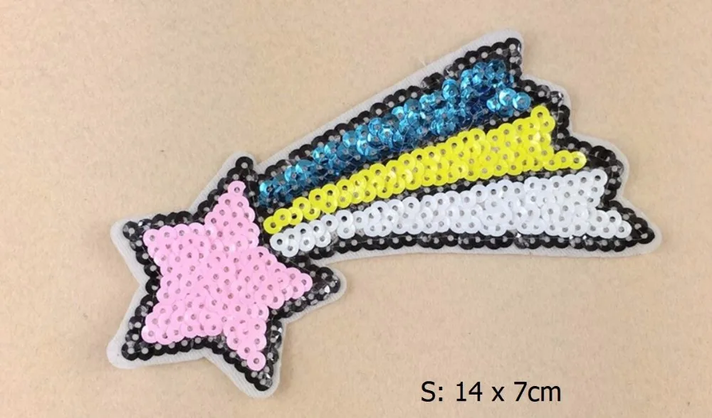 Rainbow Unicorn Star Butterfly - Embroidery Unicorn ulasan dan harga