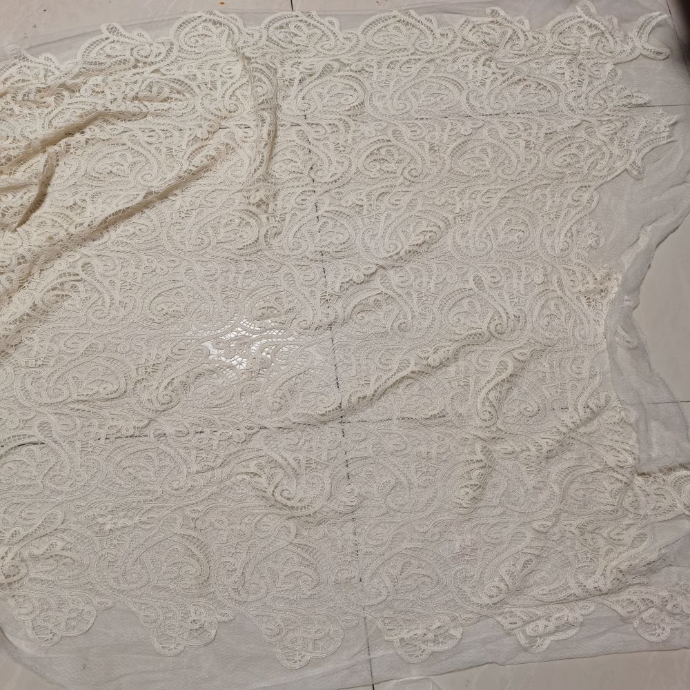 Cotton yarn diamond mesh base  - Embroidery Underlay ulasan dan harga