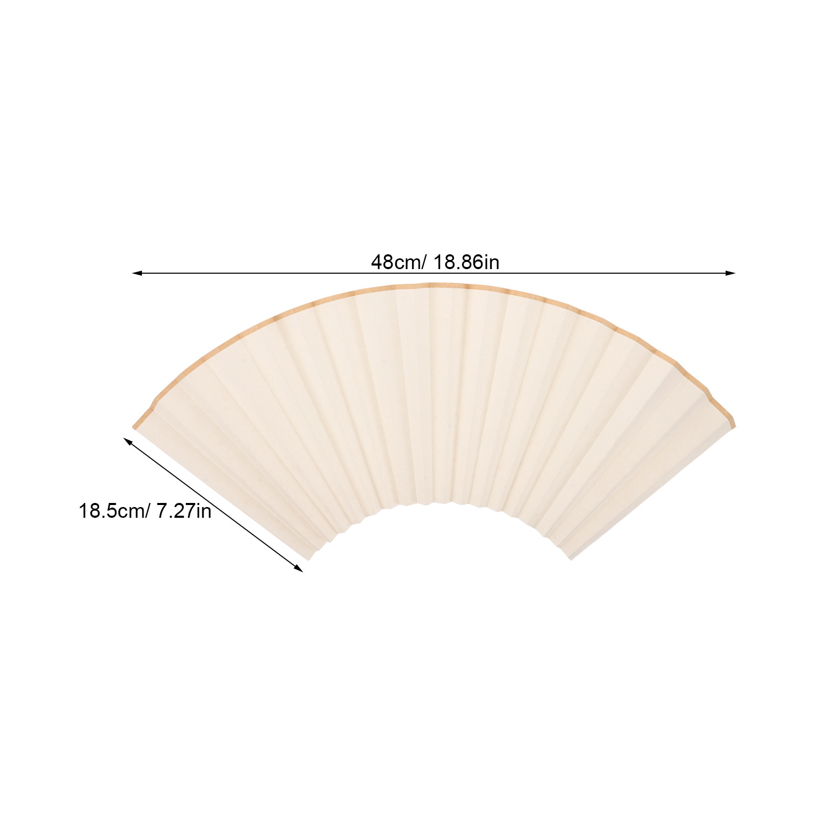 2Pcs Foldable Blank Fan Surfac - Embroidery Sheet ulasan dan harga