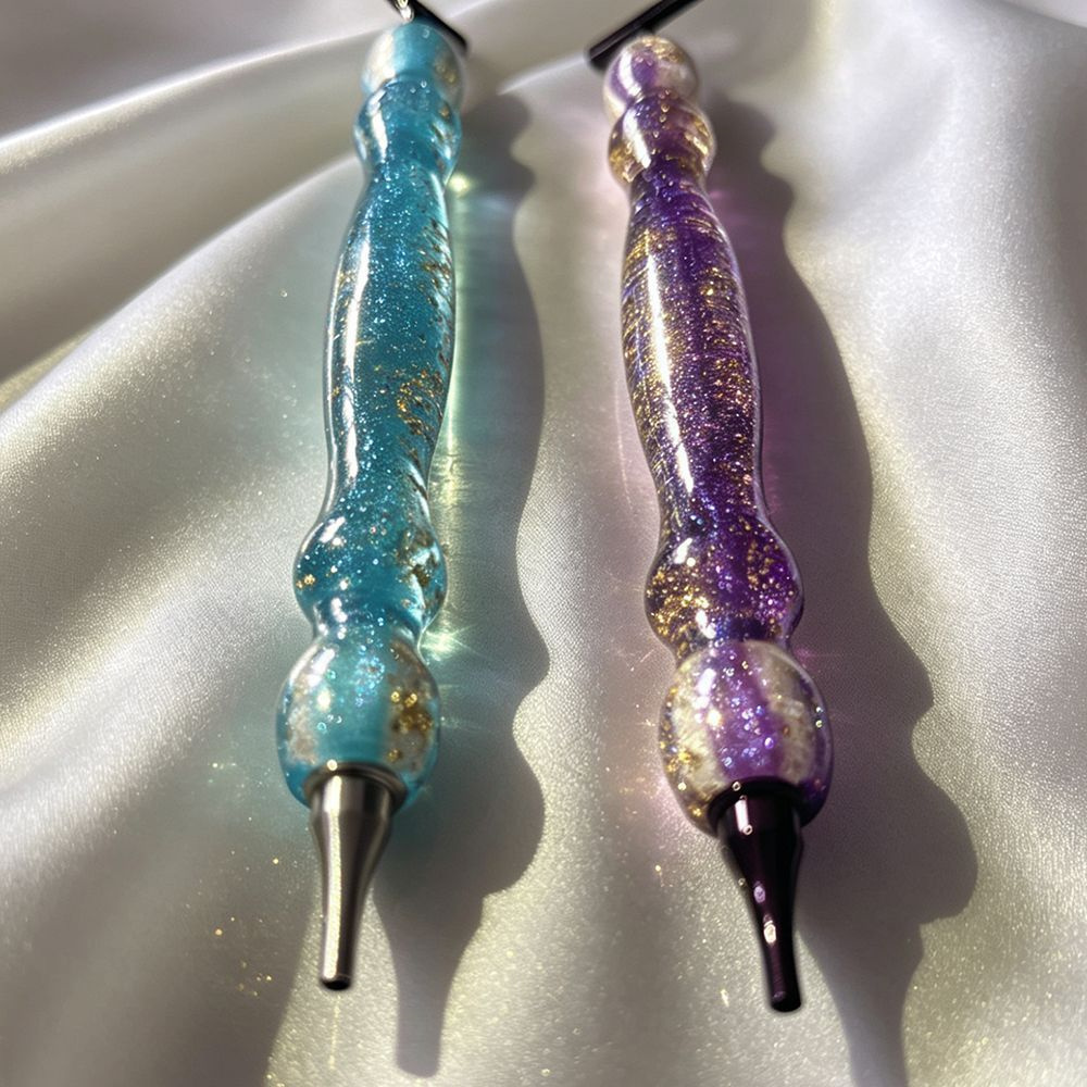 New Shiny Blue/Purple Gold Foi - Embroidery Tools ulasan dan harga