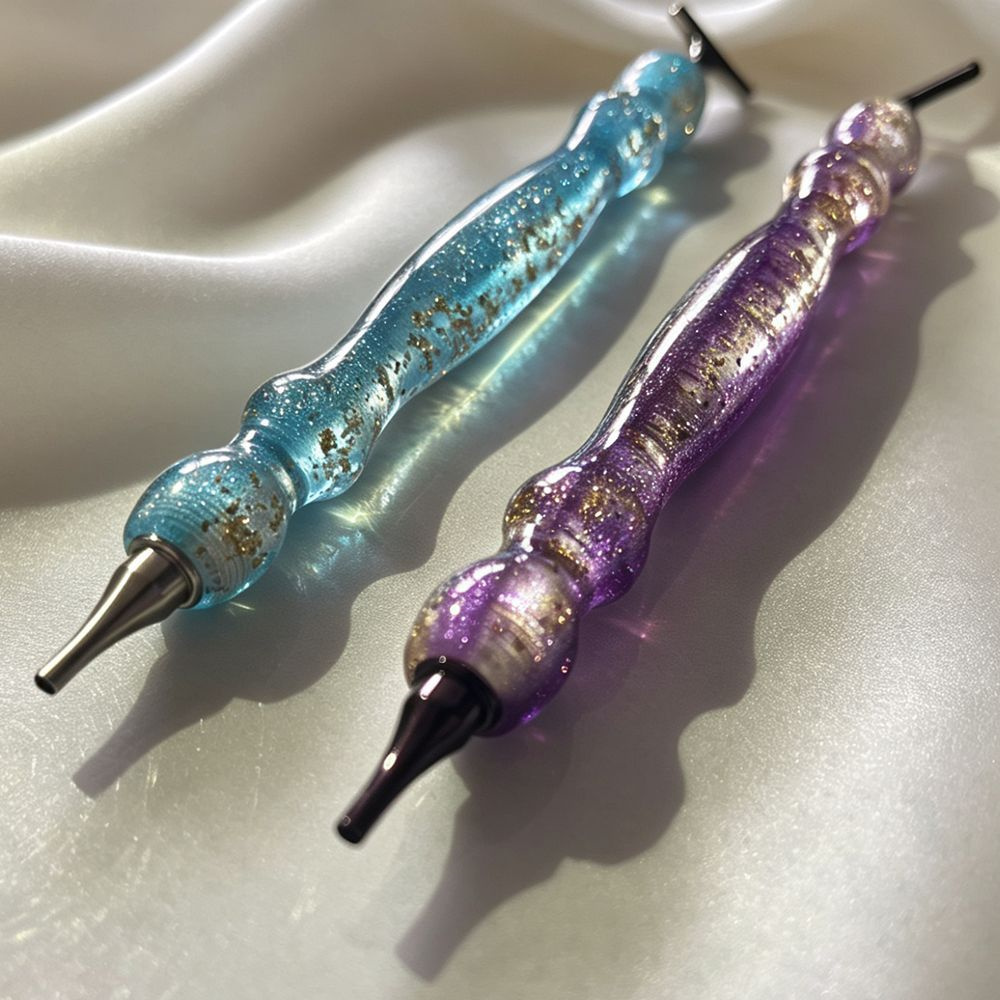 New Shiny Blue/Purple Gold Foi - Embroidery Tools ulasan dan harga