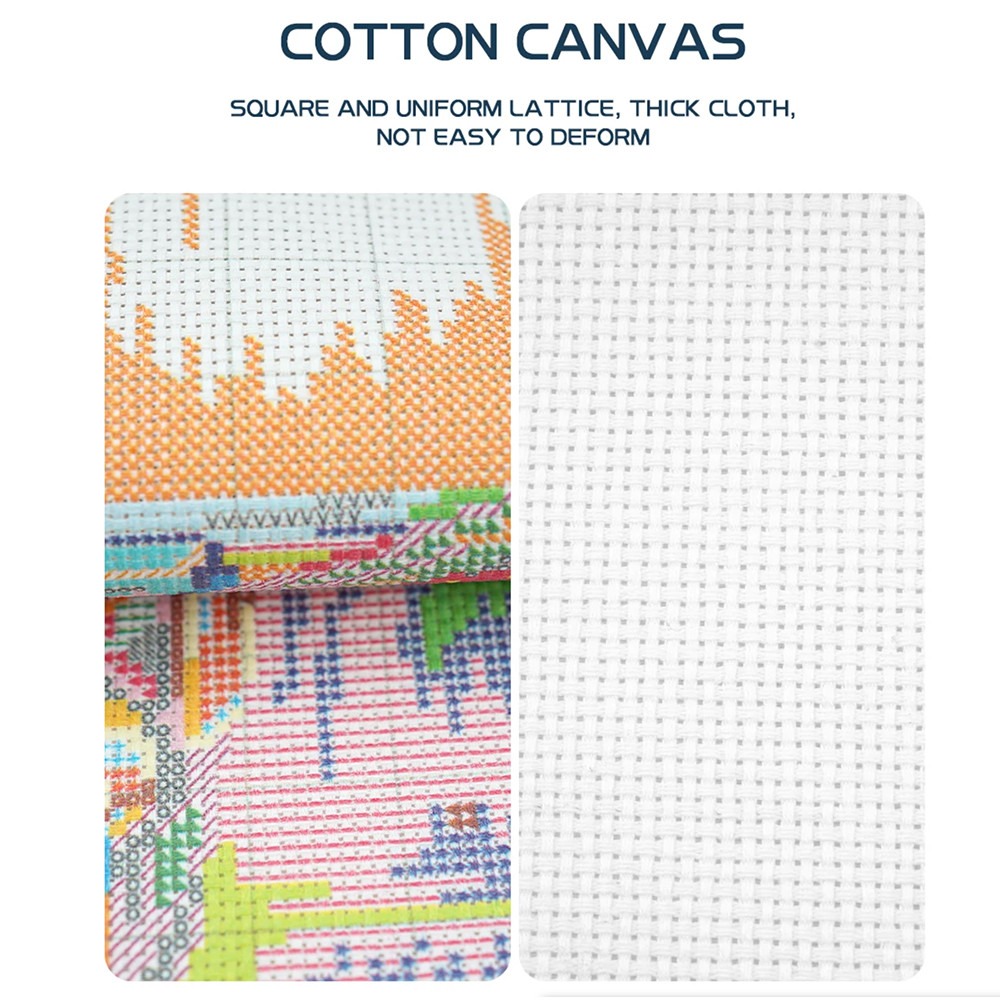 News Pre-Printed Cross Stitch  - Embroidery Unicorn ulasan dan harga